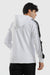 Bi-Tone Self Patterned Zipped Sweatshirt