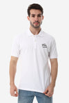 Short Sleeves Buttons Closure Polo Shirt - Black