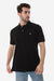 Regular Fit Pique Pattern Polo Shirt - Black