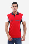 Tricolor Cotton Piqué Polo T-Shirt