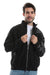 Ribbed  Hem Quilted Hooded  Jacket