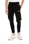 Knees Pockets Printed Men Joggers -