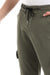 Side Zipper Pockets Plain Polyester Joggers