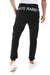 Solid Black Cargo Pants With 4 Pockets