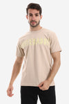 Tapped Like "White Rabbit" Printed Beige Tee