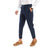 Slim Fit Pants With Decorative Chain – NAVY