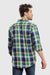 Long Sleeves Plaids Buttoned Casual Shirt