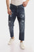 Front Wash With Splatter Colors Heather Black Jeans