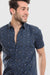 Summer Patterned Shirt With Short Sleeves