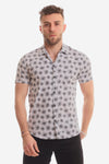 Fireworks Short Sleeves Buttoned Shirt - White