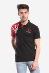 Red Right Sleeve Polo Shirt