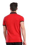 Bi-Tone Short Sleeves Polo Shirt