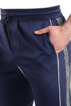 Side Leg Patch Elastic Waist Sweatpants