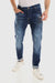 White Rabbit Stylish Ripped Wash Out Casual Jeans -Dark Blue